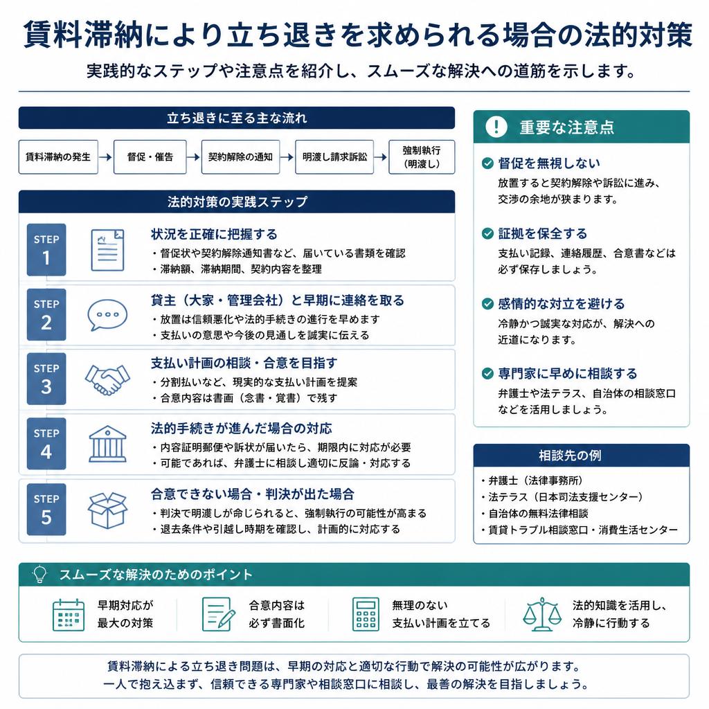 立ち退きに向けた法的対策