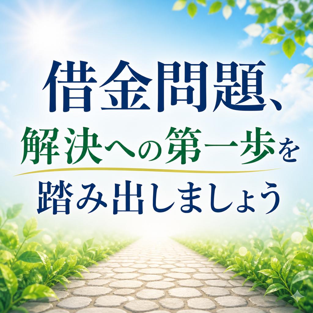 借金問題、解決への第一歩を踏み出しましょう